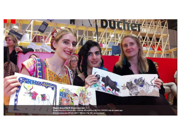 NORD SUD à Francfort/ book FAIR/ Stand de l'Institut Français 2017